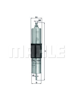 Bränslefilter Knecht KL 104/1 KNECHT
