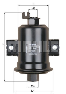 Bränslefilter Knecht KL 140 KNECHT