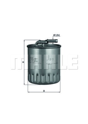 Bränslefilter Knecht KL 155/1 KNECHT