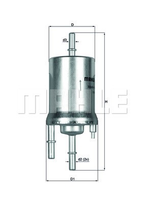 Bränslefilter Knecht KL 156/1 KNECHT