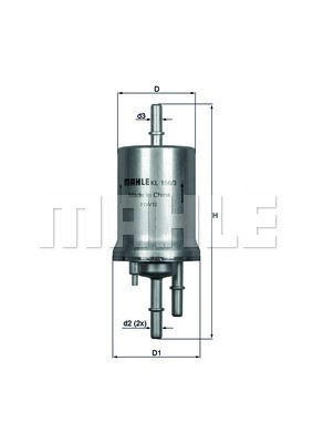 Bränslefilter Knecht KL 156/3 KNECHT