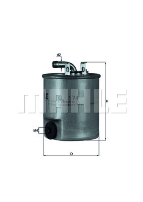 Bränslefilter Knecht KL 174 KNECHT