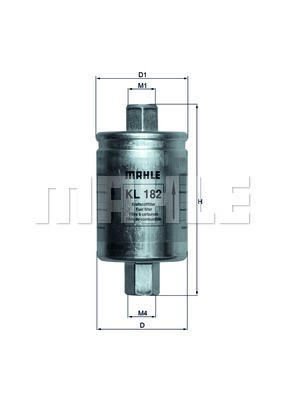 Bränslefilter Knecht KL 182 KNECHT