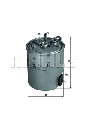 Bränslefilter Knecht KL 188 KNECHT
