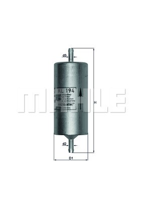 Bränslefilter Knecht KL 194 KNECHT Bränslefilter Knecht KL 194 KNECHT