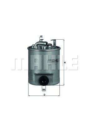 Bränslefilter Knecht KL 195 KNECHT