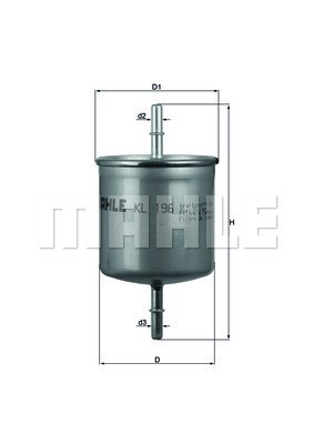 Bränslefilter Knecht KL 196 KNECHT