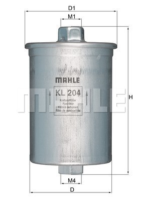 Bränslefilter Knecht KL 204 KNECHT