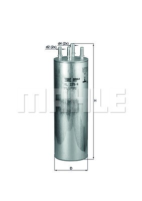Bränslefilter Knecht KL 229/4 KNECHT