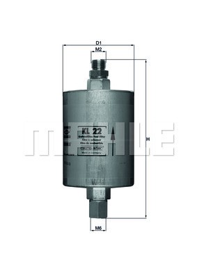 Bränslefilter Knecht KL 22 KNECHT