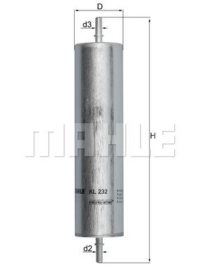 Bränslefilter Knecht KL 232 KNECHT