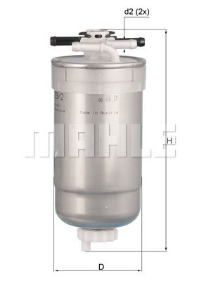 Bränslefilter Knecht KL 233/2 KNECHT