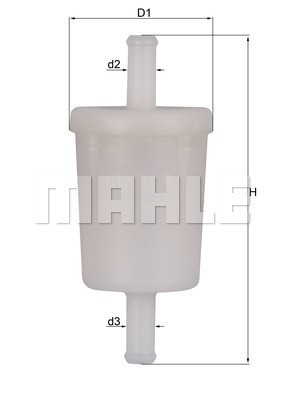 Bränslefilter Knecht KL 257 KNECHT