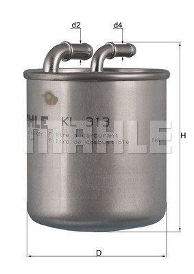 Bränslefilter KNECHT Bränslefilter KNECHT