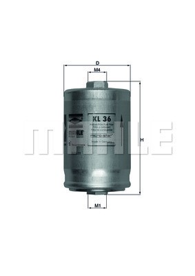 Bränslefilter Knecht KL 36 KNECHT