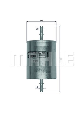 Bränslefilter Knecht KL 409 KNECHT