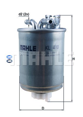 Bränslefilter Knecht KL 410D KNECHT