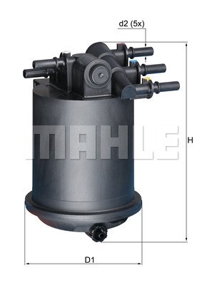Bränslefilter Knecht KL 414 KNECHT