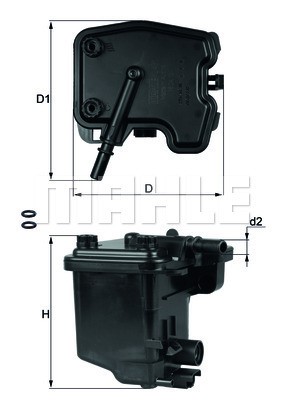 Bränslefilter Knecht KL 431D KNECHT