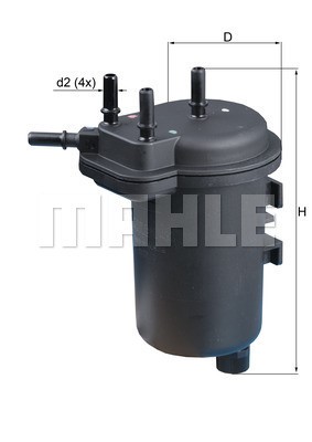 Bränslefilter Knecht KL 432 KNECHT