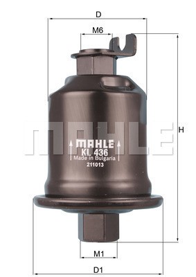 Bränslefilter Knecht KL 436 KNECHT