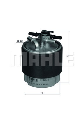 Bränslefilter Knecht KL 440/18 KNECHT