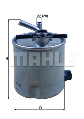 Bränslefilter Knecht KL 440/43 KNECHT