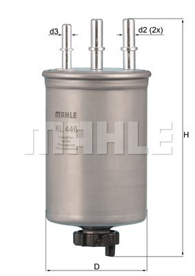 Bränslefilter Knecht KL 446 KNECHT