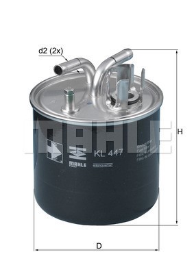 Bränslefilter Knecht KL 447 KNECHT