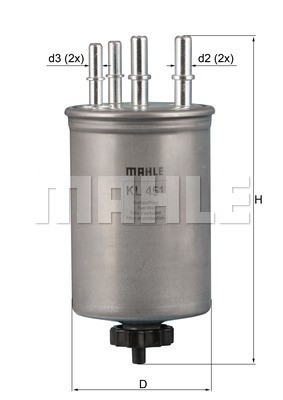 Bränslefilter Knecht KL 451 KNECHT Bränslefilter Knecht KL 451 KNECHT