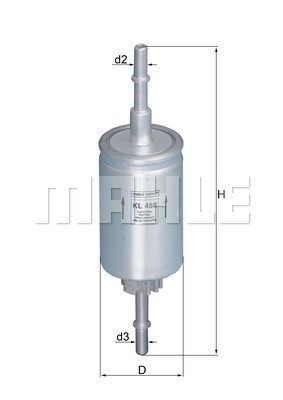 Bränslefilter Knecht KL 458 KNECHT