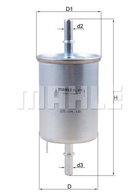 Bränslefilter Knecht KL 470 KNECHT