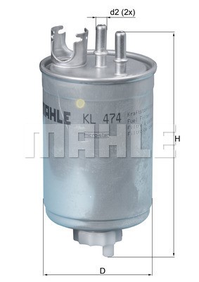 Bränslefilter Knecht KL 474 KNECHT