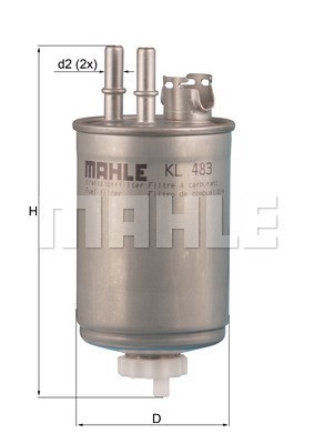 Bränslefilter Knecht KL 483 KNECHT