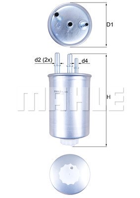 Bränslefilter Knecht KL 505 KNECHT