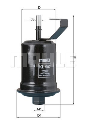Bränslefilter Knecht KL 507 KNECHT