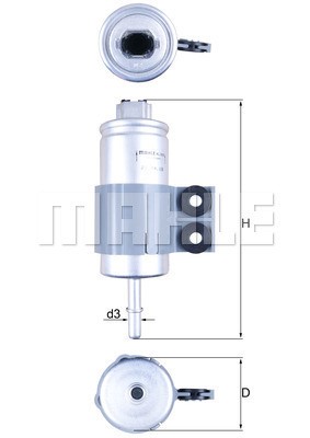 Bränslefilter Knecht KL 510 KNECHT