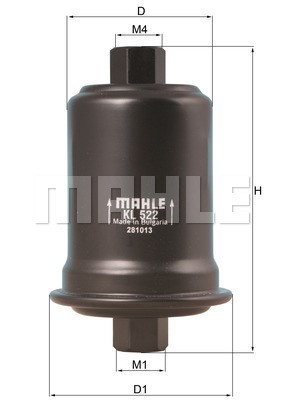 Bränslefilter Knecht KL 522 KNECHT