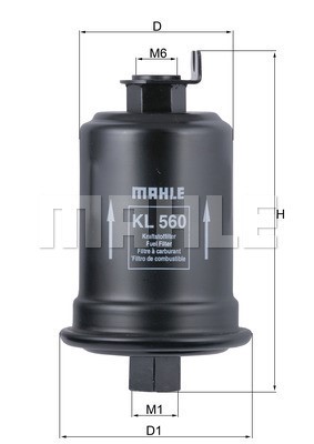 Bränslefilter Knecht KL 560 KNECHT