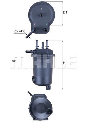 Bränslefilter Knecht KL 600D KNECHT