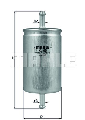 Bränslefilter Knecht KL 60 KNECHT