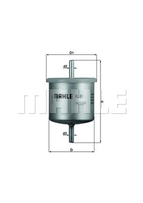 Bränslefilter Knecht KL 61 KNECHT