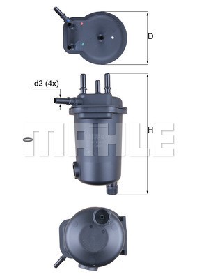 Bränslefilter Knecht KL 632D KNECHT