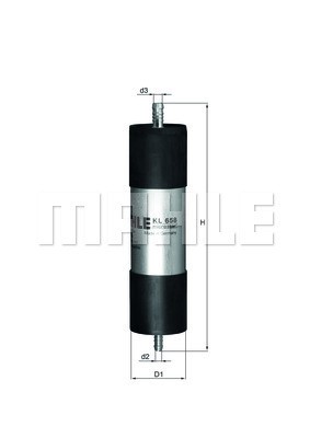 Bränslefilter Knecht KL 658 KNECHT