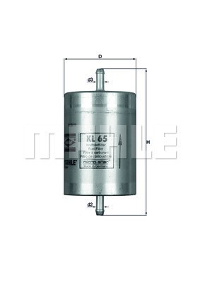 Bränslefilter Knecht KL 65 KNECHT