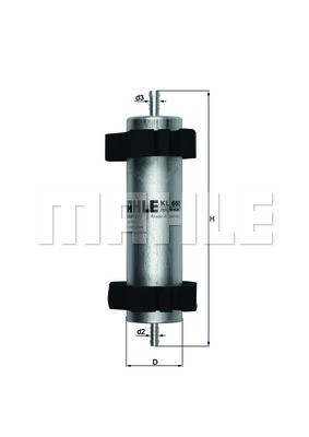 Bränslefilter Knecht KL 660 KNECHT
