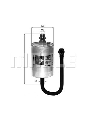 Bränslefilter Knecht KL 69 KNECHT Bränslefilter Knecht KL 69 KNECHT