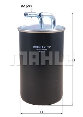 Bränslefilter Knecht KL 737 KNECHT