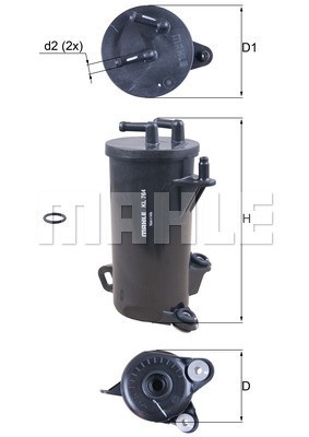 Bränslefilter KNECHT