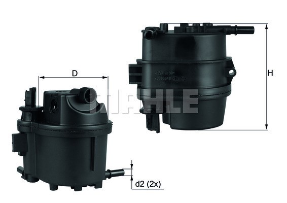 Bränslefilter Knecht KL 779 KNECHT
